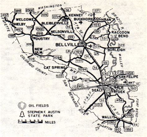 Austin County Texas Maps And Gazetteers