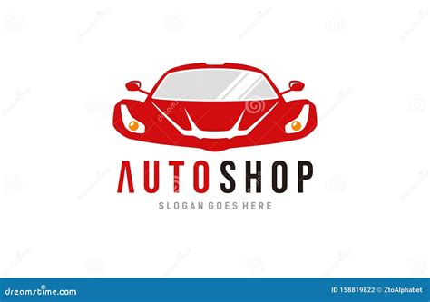 Auto Shop Business Logo Stock Vector Illustration Of Icon 158819822