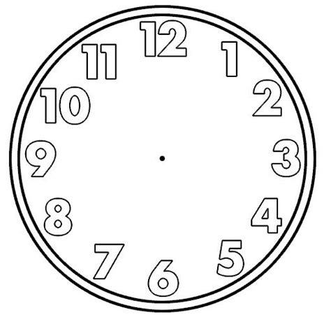 Blank Clock Face Clip Art Clipart Best Clipart Best