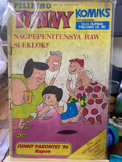 Vintage Tagalog Komiks Pilipino Funny Komiks For Children Magasin