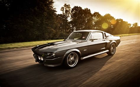 Black Ford Mustang Car Ford Ford Mustang Hd Wallpaper Wallpaper Flare