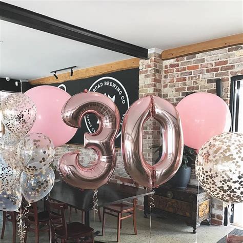 Balloons 40 Foil Rose Gold Balloons Balloon Number Etsy Uk