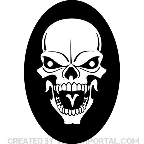 Skull 5 Royalty Free Stock Vector Clip Art