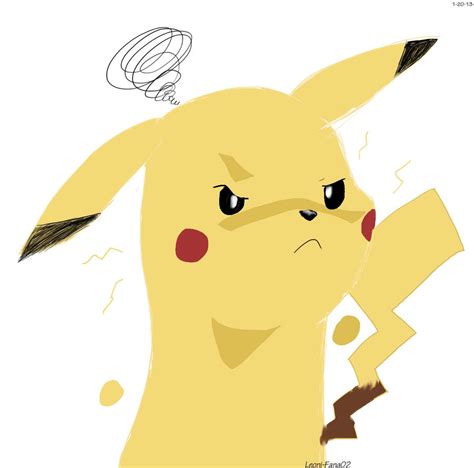 Chibi Angry Pikachu Tab By Leoni Fang02 On Deviantart