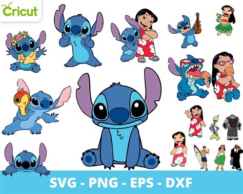 Lilo And Stitch Svg Bundle Files Lilo And Stitch Svg For Etsy Uk