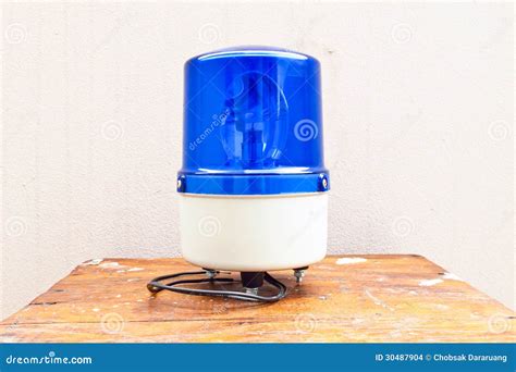 Blue Siren Light Stock Images Image 30487904