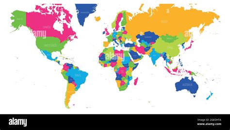 Map Of World Mercator Projection High Detailed Political Map Of