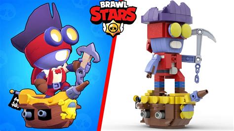 Artstation Lego Brawl Stars Carl Captain Carl Skin