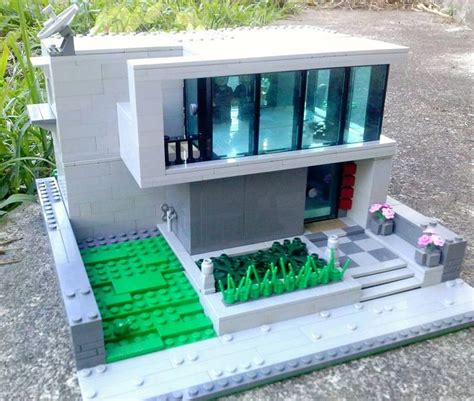 Modern Style House Lego House Ideas Lego House Lego Design