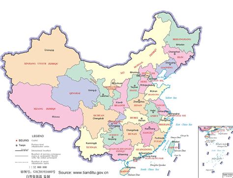 Map Of China Maps Of City And Province