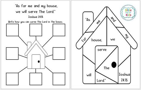 Joshua Overview Bible Fun For Kids