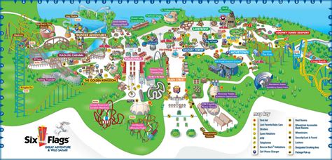 Six Flags Great Adventure Park Maps Informations Photos Videos