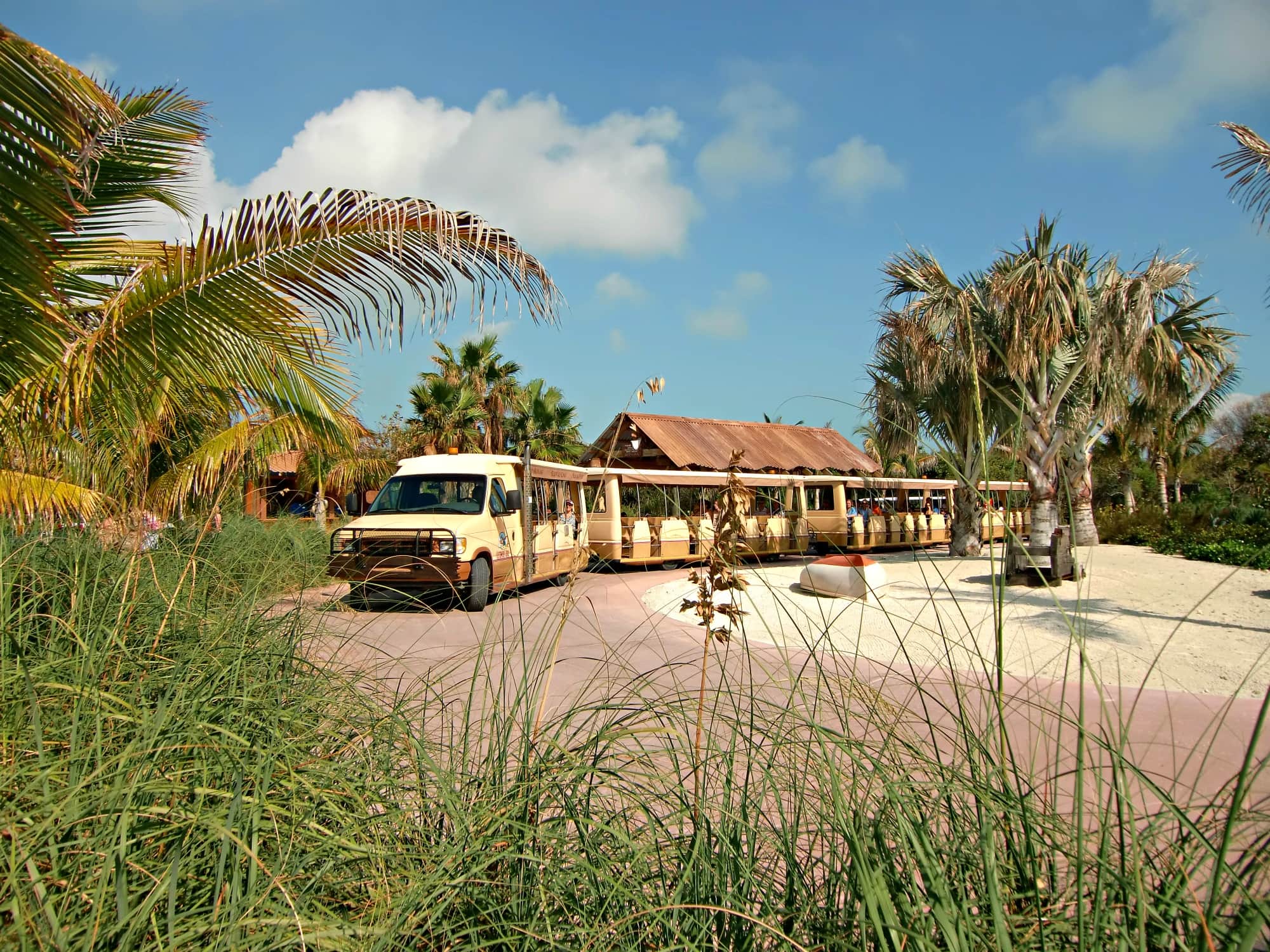 Do take the tram on Disney's Castaway Cay!