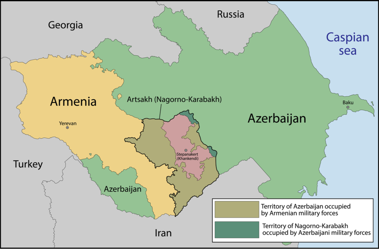 Artsakh Map 2024 - Yoshi Maegan