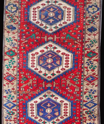 Kazak Serapi Runner Rug