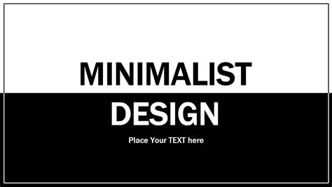 Minimalist Design PowerPoint Template | Gr8 Creative Ideas