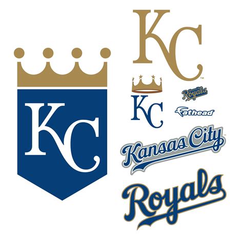 Kansas City Royals: Logo - Giant Officially Licensed MLB Removable Wall Decal | Kansas city ...