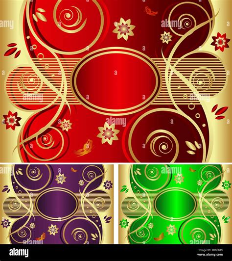 Golden vector backgrounds Stock Vector Image & Art - Alamy