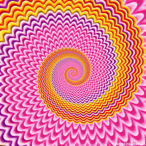 Trippy Hypnotic Spiral Gif