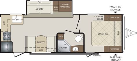 Lightweight Travel Trailer Floor Plans - floorplans.click