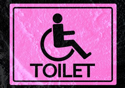 Restrooms For Wheelchair Handicap Icon Free Stock Photo - Public Domain Pictures