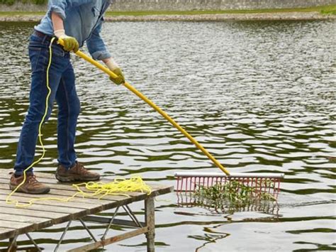 How To Drag Weeds Out Of Pond