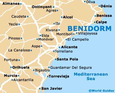 Benidorm Tourist Attractions and Sightseeing: Benidorm, Costa Blanca, Spain