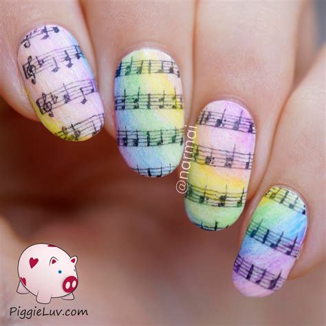 PiggieLuv: 1 nail art design, 4 ways + video tutorial!