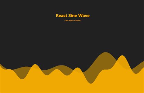 Sine Wave animation using React & Typescript with Canvas API