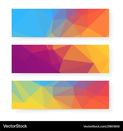 Colorful banner design background Royalty Free Vector Image