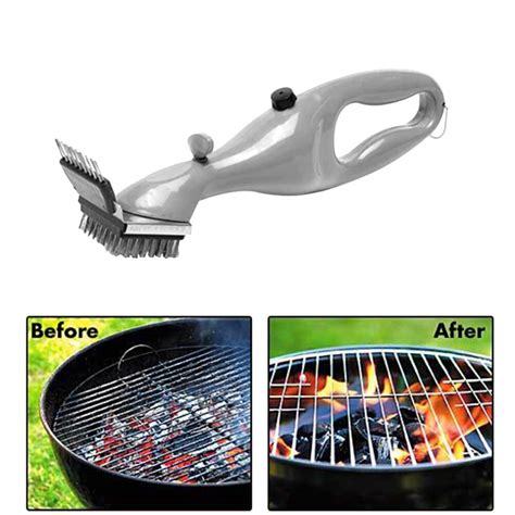 Barbecue Stainless Steel BBQ Cleaning Brush Churrasco Outdoor Grill Cleaner with Power of Steam ...