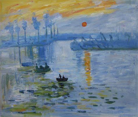 Quality Hand Painted Oil Painting Claude Monet Impression Sunrise Repro, 20x24in | eBay