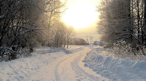 Snowy Road Wallpapers - Top Free Snowy Road Backgrounds - WallpaperAccess