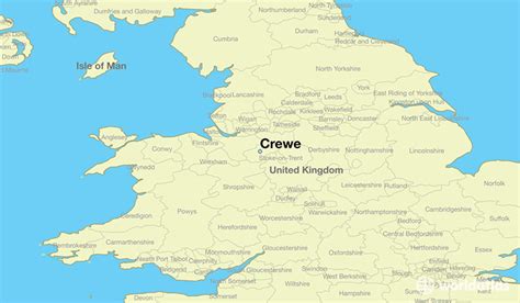 Where is Crewe, England? / Crewe, England Map - WorldAtlas.com