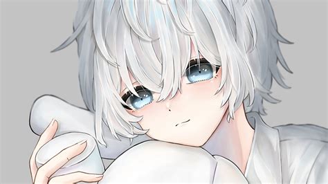 Blue Eyes White Hair Anime Boy 4K HD Anime Boy Wallpapers | HD Wallpapers | ID #94460