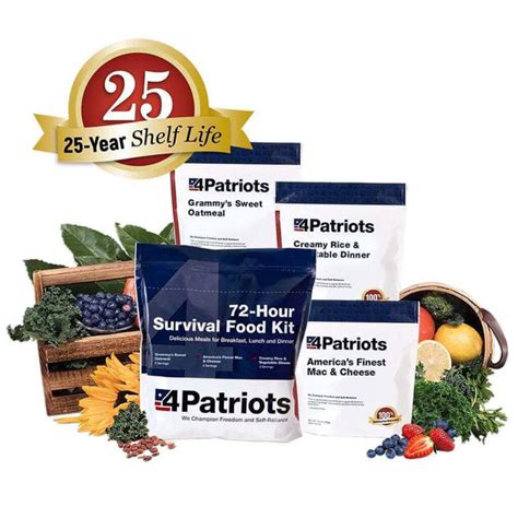 72-Hour Survival Food Kit | 4Patriots