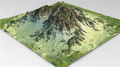 3D terrain maps - TurboSquid 1527029