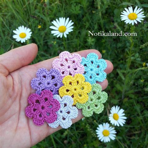 Notikaland - DIY Tutorial EASY Crochet Flower