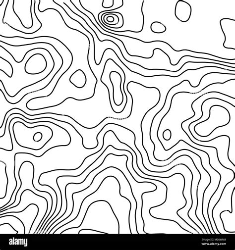 Geometric topography pattern. Landscape terrain. Vector illustration Stock Vector Image & Art ...