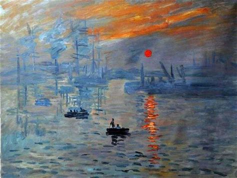 Impression Sunrise by Claude Monet - Description of the Painting