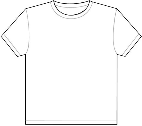 Printable T-shirt Template - Cliparts.co