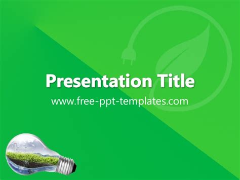 Green Energy PPT Template - Mr. Templates