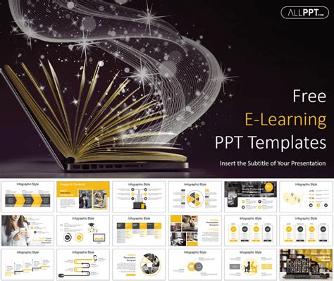 25 Free Education Powerpoint Templates For Online Lessons and Thesis