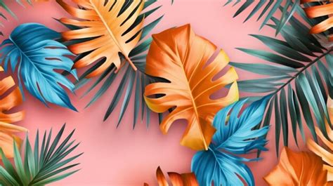 Premium AI Image | tropical leaves