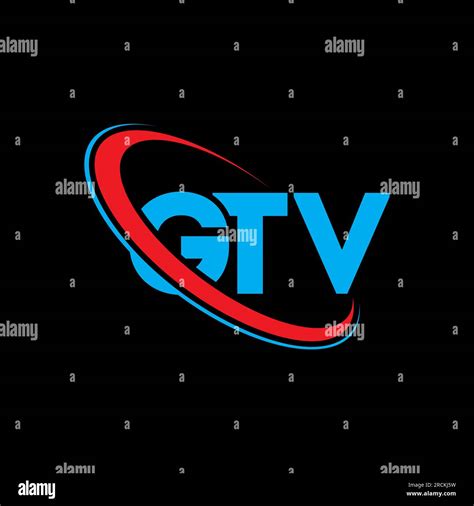 GTV logo. GTV letter. GTV letter logo design. Initials GTV logo linked with circle and uppercase ...