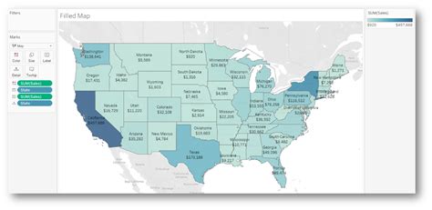 Tableau(Filled maps in tableau)