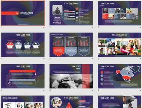 Colorful PowerPoint Template #62019