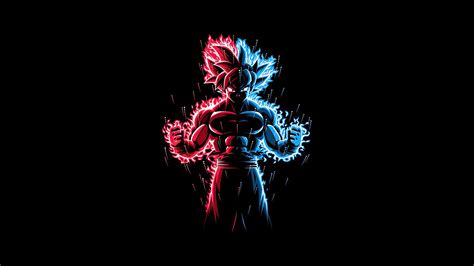 God Red Blue Goku Dragon Ball Z Wallpaper,HD Anime Wallpapers,4k Wallpapers,Images,Backgrounds ...