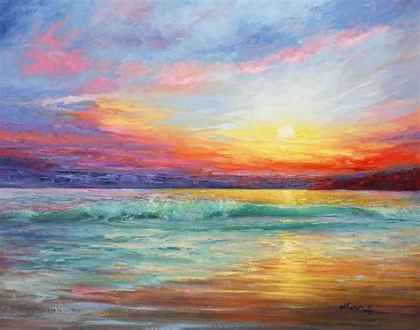 34 best sunrise painting images on Pinterest | Sunrise painting, Breaking dawn and Painting art