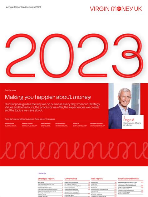 Virgin Money Uk PLC 2023 Annual Report and Accounts | PDF | Cost Of Living | Governance